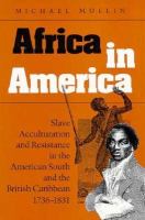Africa in America : slave acculturation and resistance in the American South and the British Caribbean, 1736-1831 /