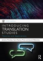 Introducing translation studies : theories and applications /