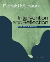 Intervention and reflection : basic issues in bioethics /