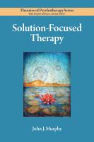 Solution-focused therapy /