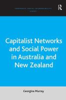 Capitalist networks and social power in Australia and New Zealand /