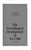 The psychological development of the child /