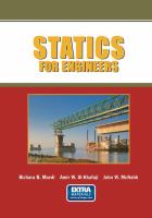 Statics for engineers /