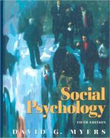 Social psychology /
