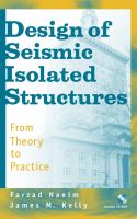 Design of seismic isolated structures : from theory to practice /