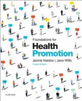 Foundations for health promotion /