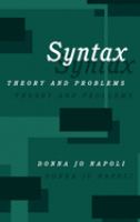 Syntax : theory and problems /