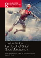 The Routledge Handbook of Digital Sport Management.