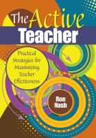 The active teacher : practical strategies for maximizing teacher effectiveness /