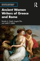 Ancient women writers of Greece and Rome /