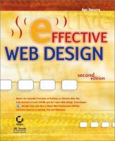 Effective web design /