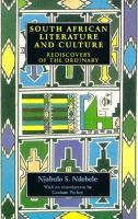 South African literature and culture : rediscovery of the ordinary /