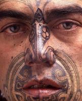 Moko = Māori tattoo /