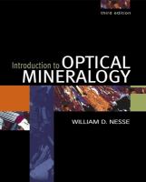 Introduction to optical mineralogy /