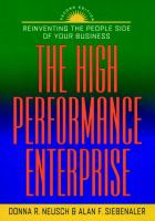 The high performance enterprise : reinventing the people side of your business /