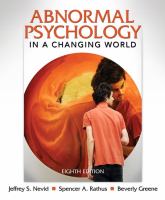 Abnormal psychology in a changing world /