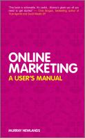 Online marketing : a user's manual /