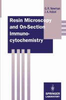 Resin microscopy and on-section immunocytochemistry /