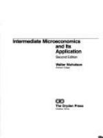 Intermediate microeconomics and its application /