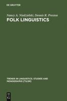 Folk linguistics /