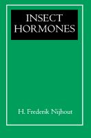 Insect hormones /