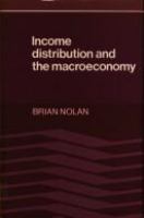 Income distribution and the macroeconomy /