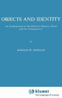 Objects and identity : an examination of the relative identity thesis and its consequences /