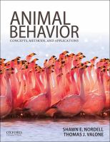 Animal behavior : concepts, methods, and applications /