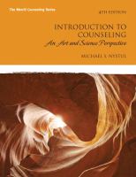 Introduction to counseling : an art and science perspective /