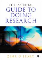 The essential guide to doing research /