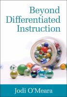 Beyond differentiated instruction /