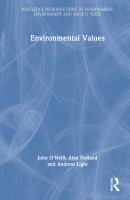 Environmental values /