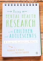 Doing mental health research with children and adolescents : a guide to qualitative methods /
