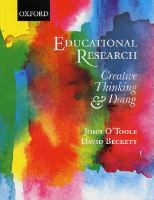 Educational research : creative thinking & doing /