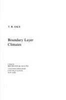Boundary layer climates /