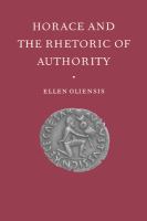 Horace and the rhetoric of authority /