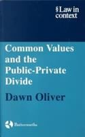 Common values and the public-private divide /
