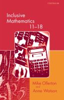 Inclusive mathematics 11-18 /