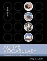 Active vocabulary : general and academic words /