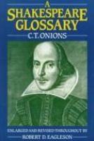 A Shakespeare glossary /
