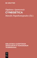 Cynegetica /