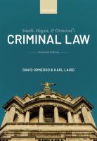 Smith, Hogan, and Ormerod's criminal law.