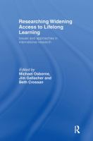 Researching widening access to lifelong learning : issues and approaches in international research /
