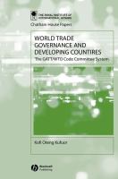 World trade governance and developing countries : the GATT/WTO Code Committee System /