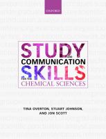 Study and communication skills for the chemical sciences /