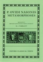 P. Ovidi Nasonis Metamorphoses /