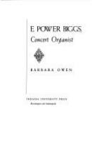 E. Power Biggs, concert organist /