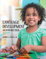 Language development : an introduction /