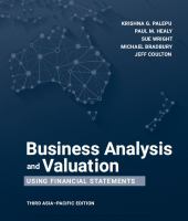 Business analysis & valuation : using financial statements /