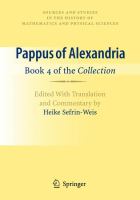 Pappus of Alexandria : book 4 of the Collection /